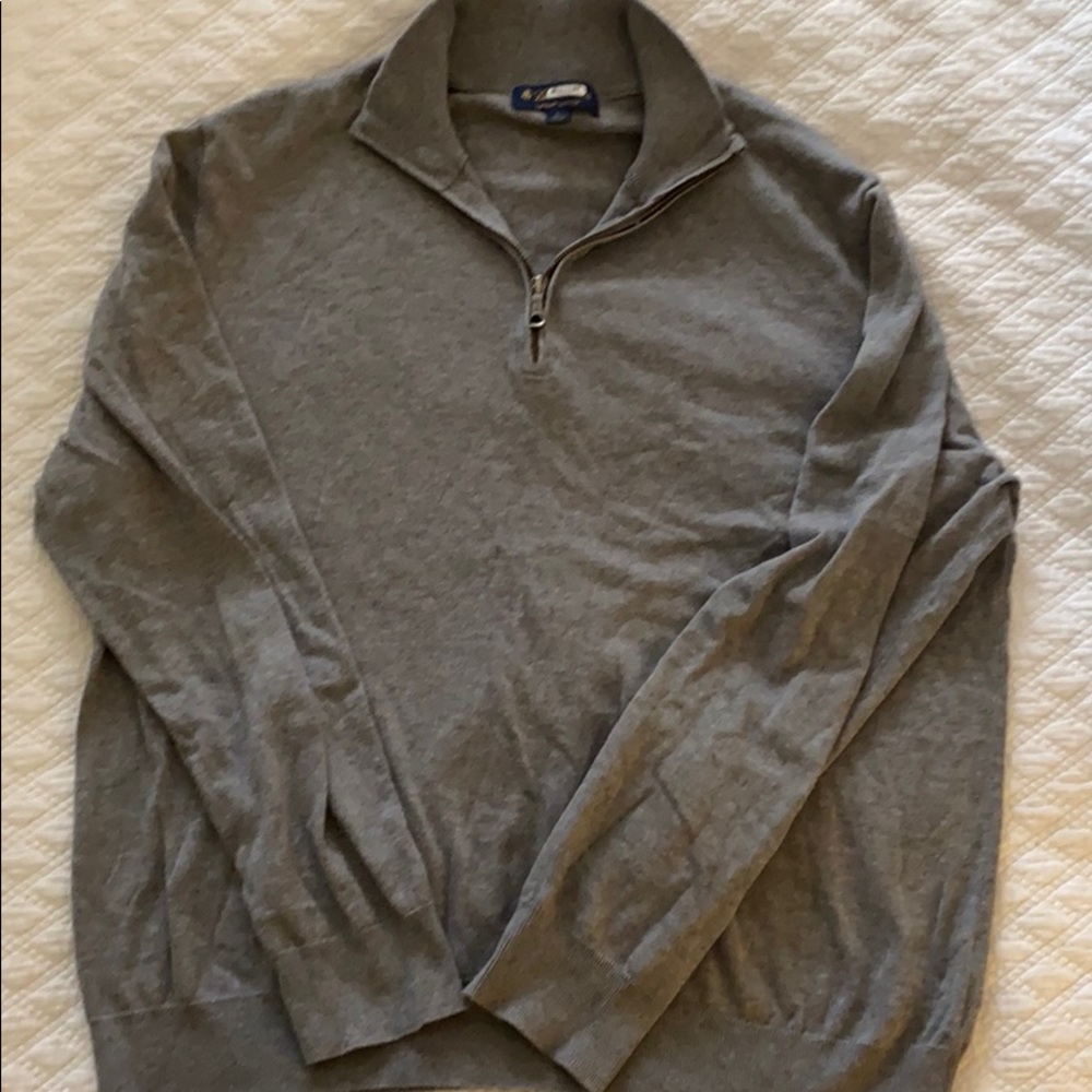 Brooks Brothers supima cotton 1/4 zip size large
